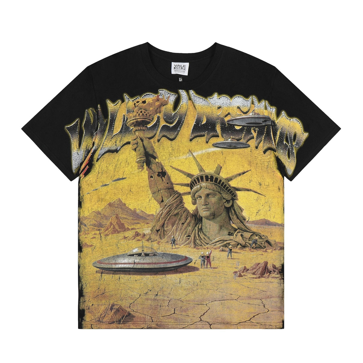 VALE USA Liberty UFO Graphic T-Shirt ¡ª front