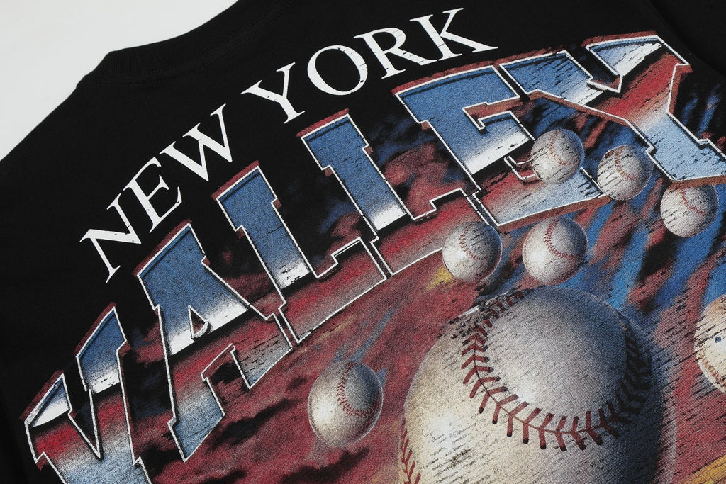 VALLEY New York Baseball Graphic T-Shirt ¡ª detail