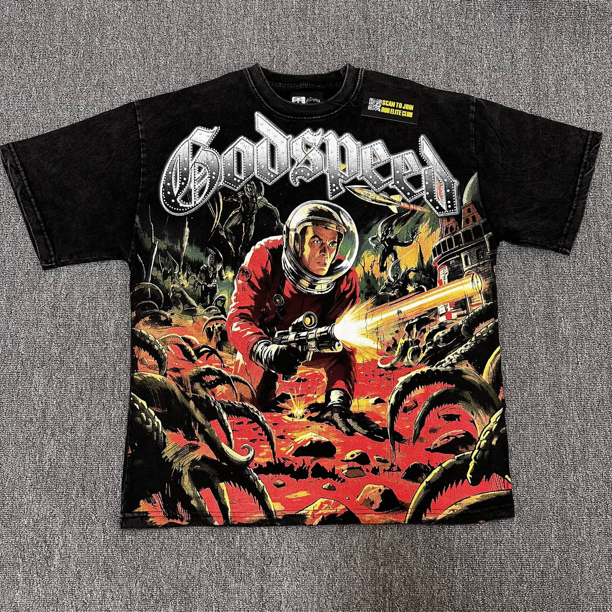 Godspeed Astronaut Monster Graphic T-Shirt ¡ª hero