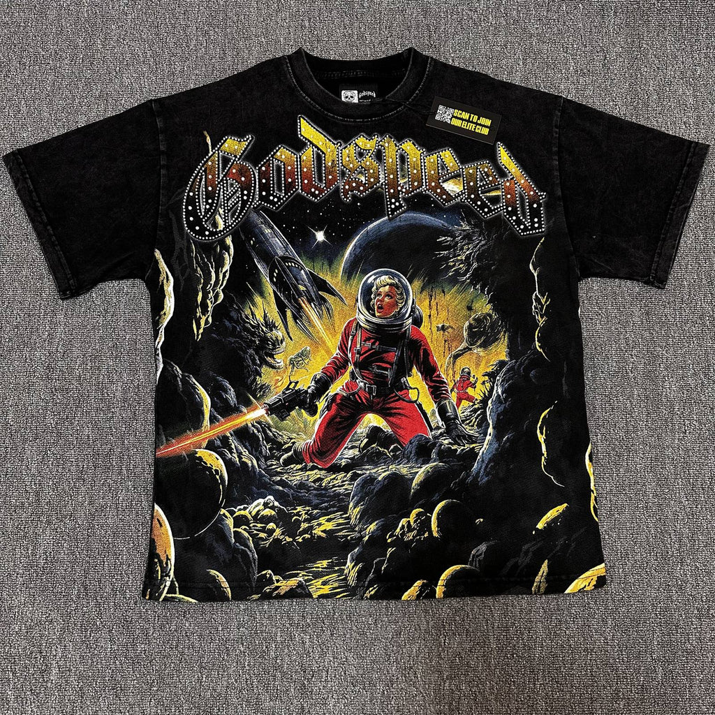 Godspeed Astronaut Graphic T-Shirt ¡ª hero
