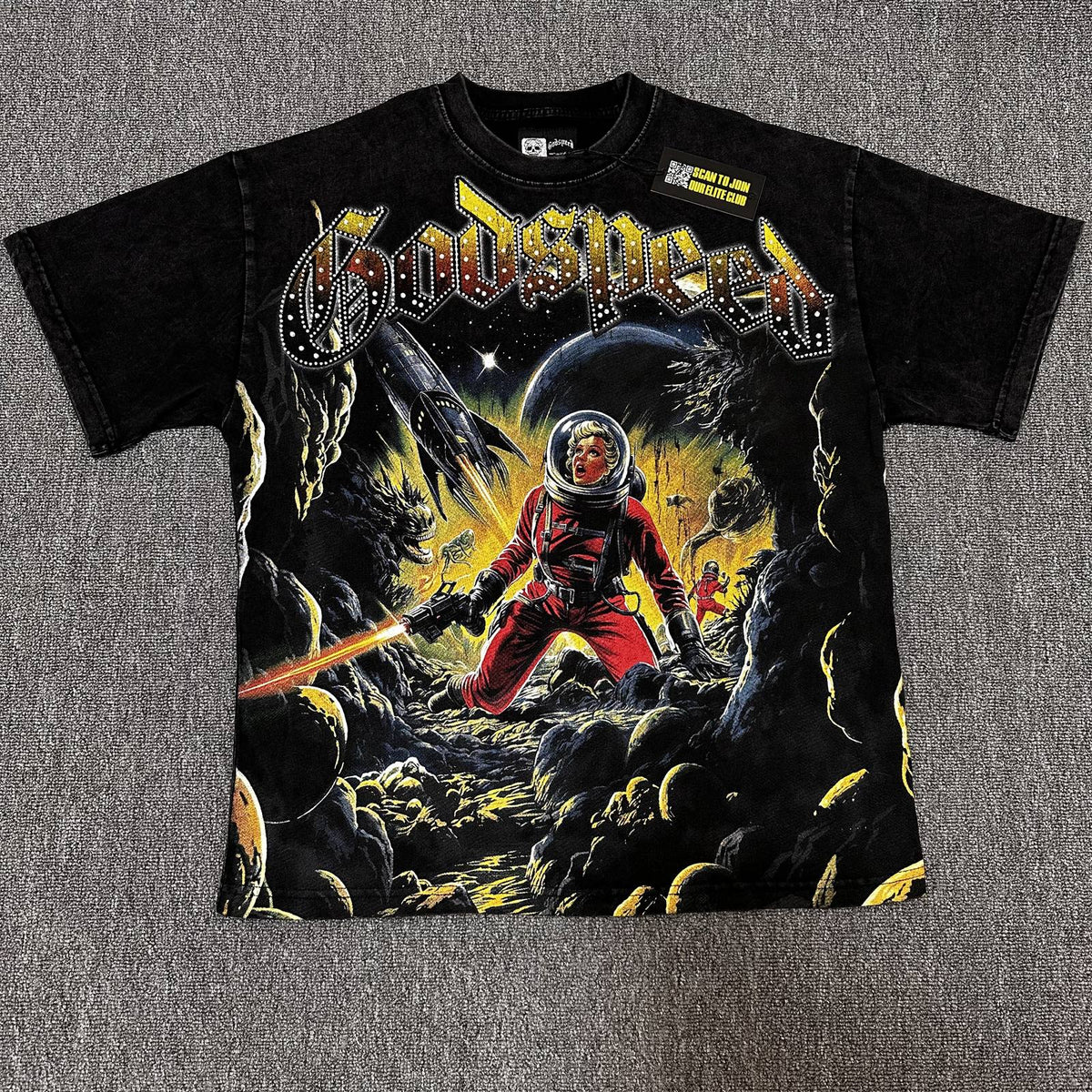 Godspeed Astronaut Graphic T-Shirt ¡ª hero