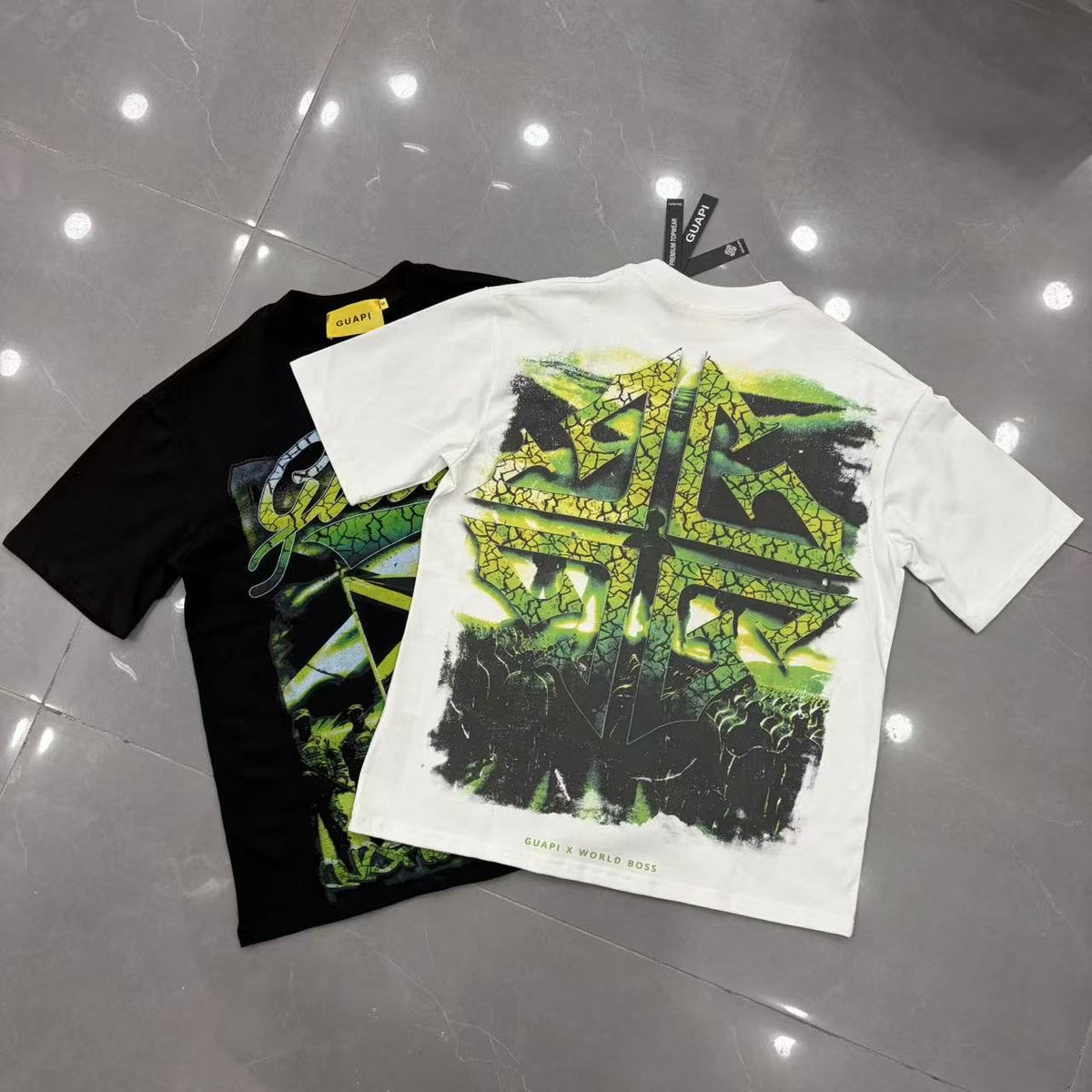 GUAPI World Boss Graphic Short-Sleeve T-Shirt ¡ª comparison