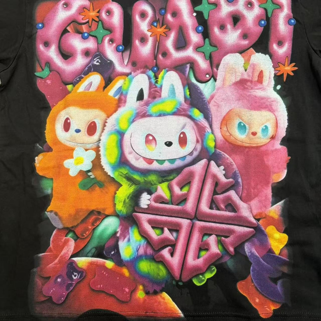 GUAPI Character Graphic Short-Sleeve T-Shirt ¡ª detail