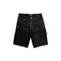 Mixed Emotion Black Logo Cargo Shorts ¡ª hero
