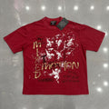 Mixed Emotion Warning Graphic Short-Sleeve T-Shirt ¡ª hero