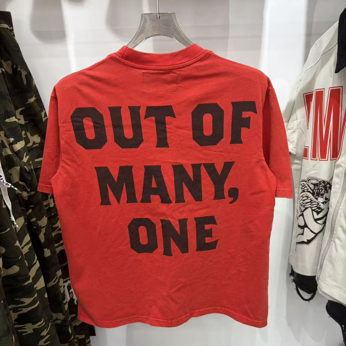 Godspeed Out of Many One Graphic T-Shirt ¡ª context