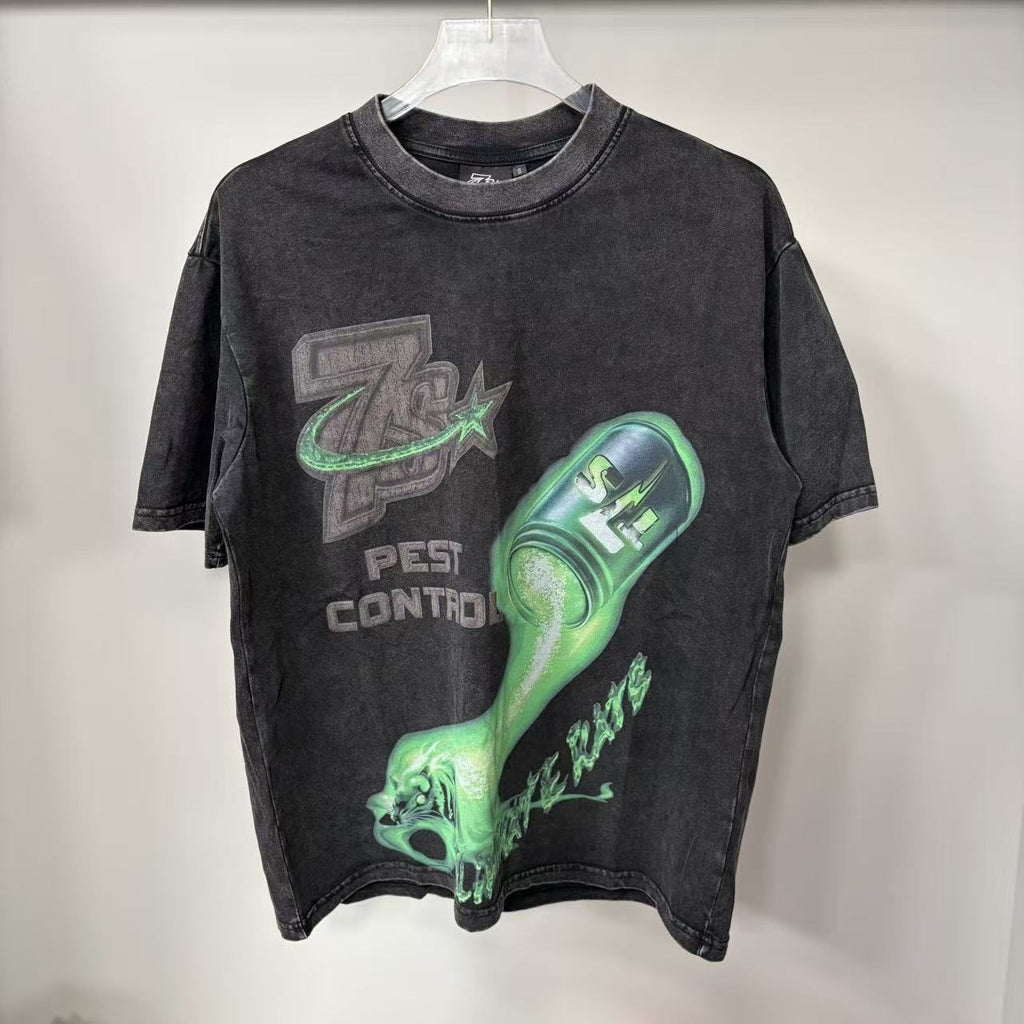 TRIPLE SEVENS Rat Graphic T-Shirt ¡ª front