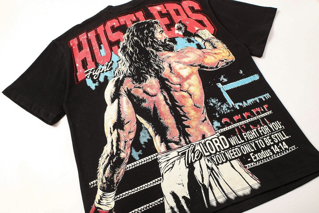 Life Hustlere Boxing Graphic T-Shirt ¡ª detail