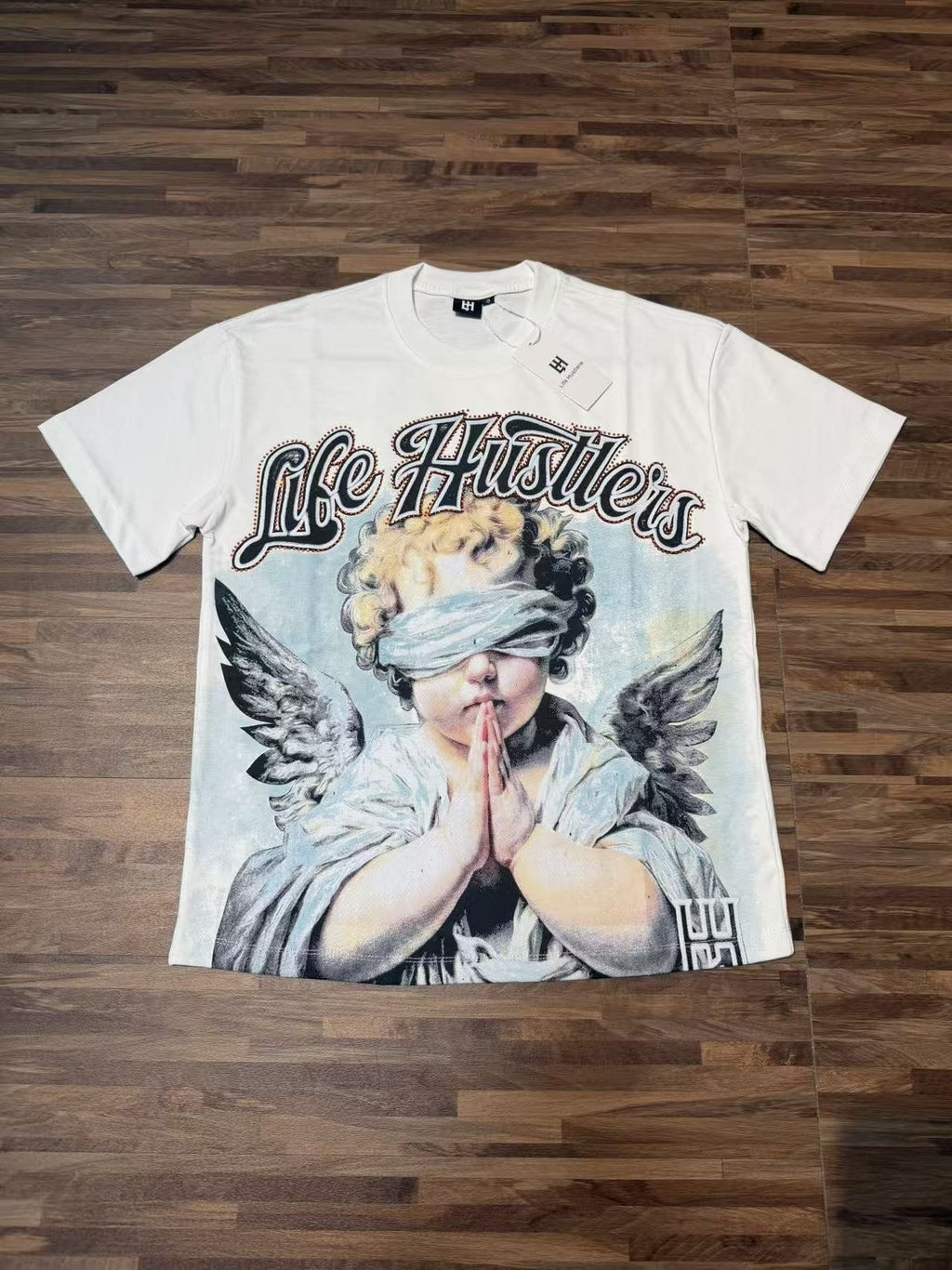 Life Hustlere Angel H-Back Graphic T-Shirt ¡ª front