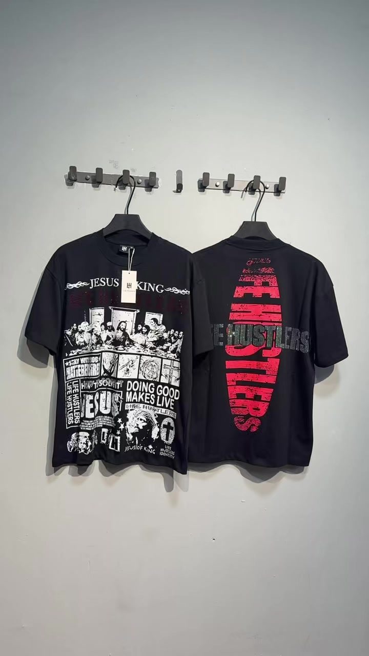 Life Hustlere Jesus Is King Graphic Short-Sleeve T-Shirt ¡ª context