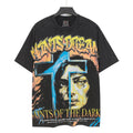 SAINT Washed Black Front & Back Graphic T-Shirt ¡ª hero