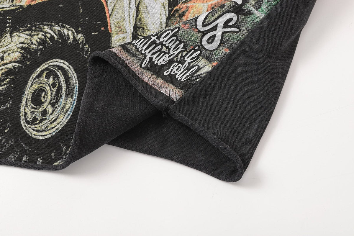 SAINT Desires Angel ATV Graphic T-Shirt ¡ª detail