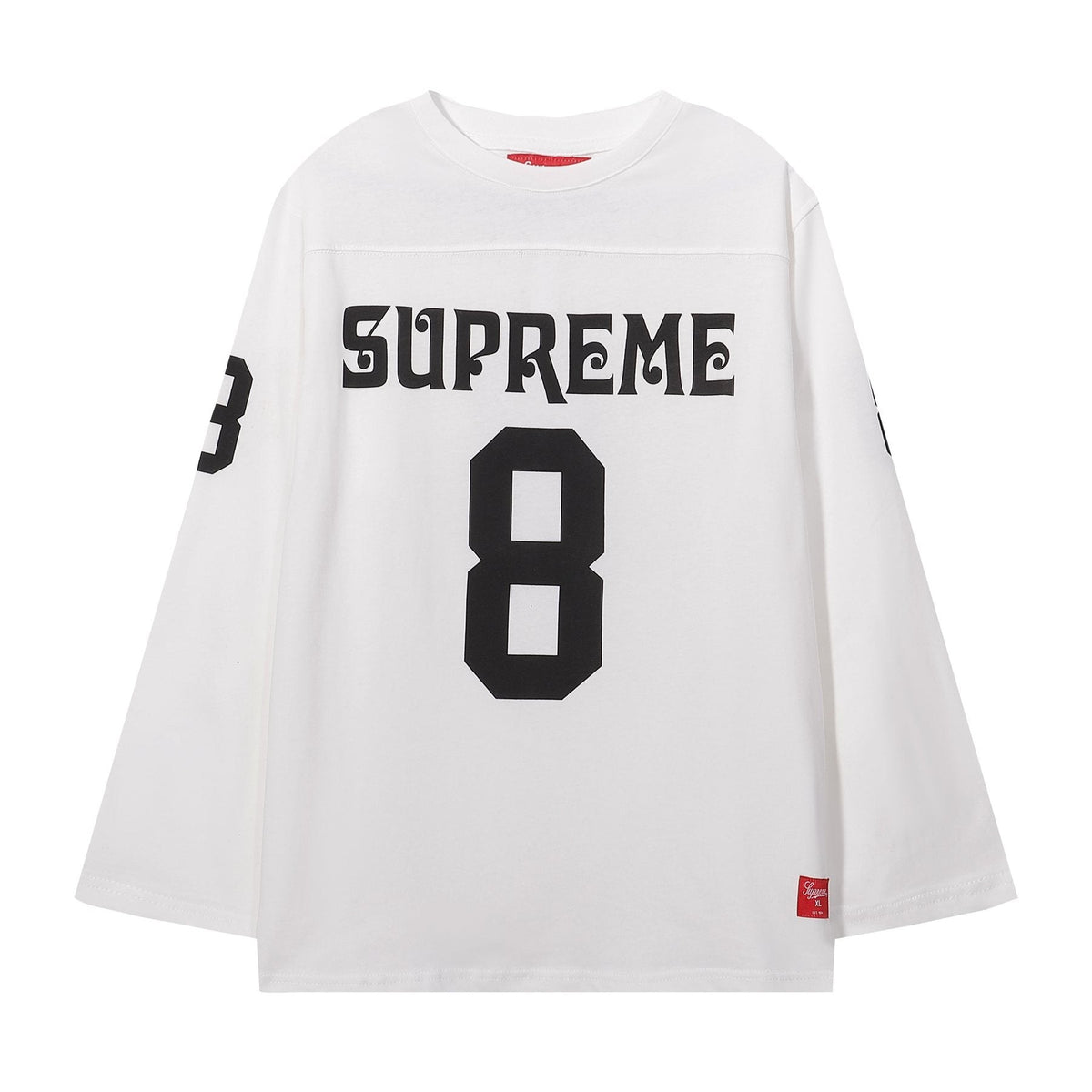Supreme AFFILI8ED 8 Graphic Long-Sleeve T-Shirt ¡ª front