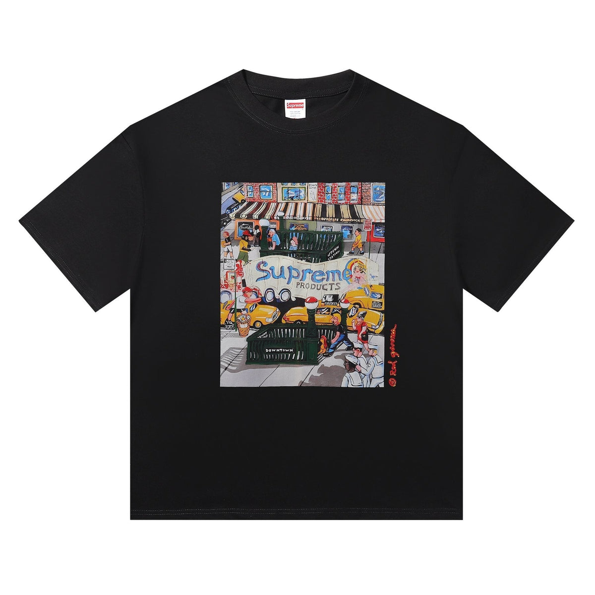 Supreme Manhattan City Graphic T-Shirt ¡ª front