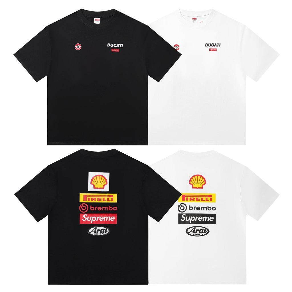 Supreme Ducati Sponsor Graphic Short-Sleeve T-Shirt ¡ª comparison