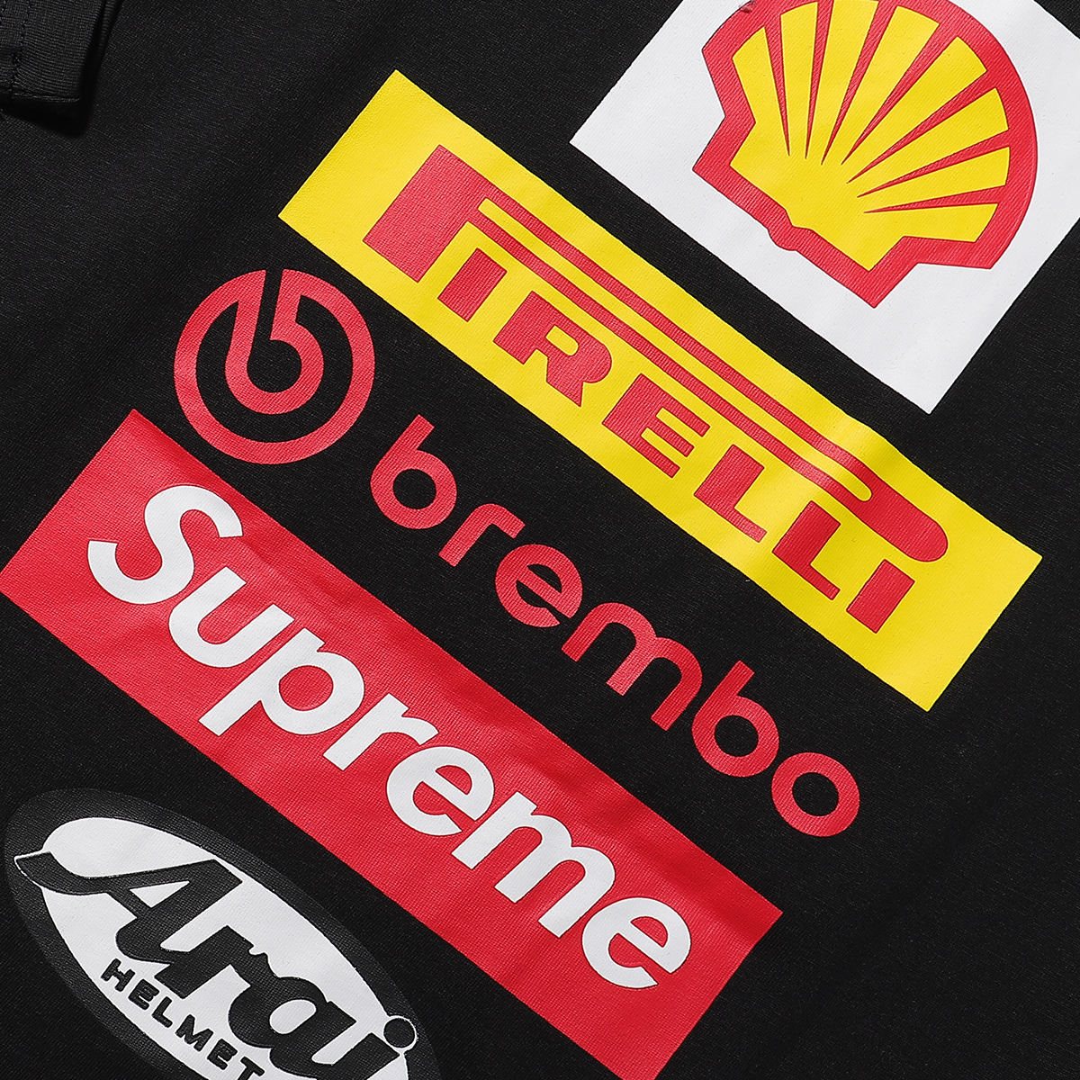 Supreme Ducati Sponsor Graphic Short-Sleeve T-Shirt ¡ª detail