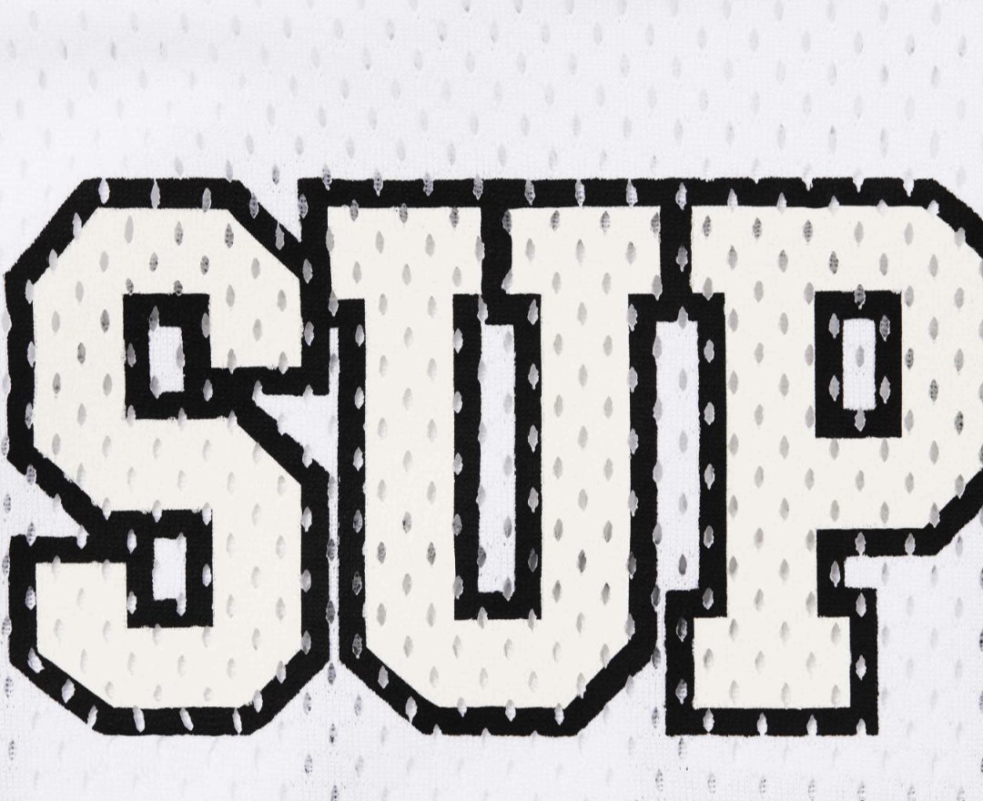 Supreme Bone Sleeve Number Football Jersey T-Shirt ¡ª fabric_closeup
