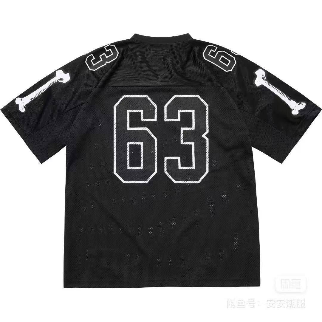Supreme Bone Sleeve Number Football Jersey T-Shirt ¡ª back