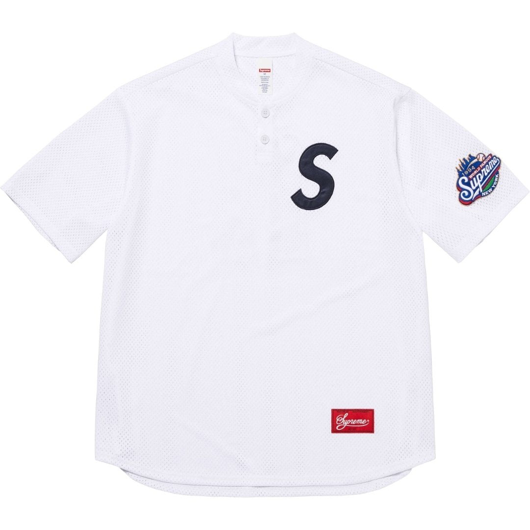 Supreme Back Number Baseball-Style Jersey T-Shirt ¡ª front
