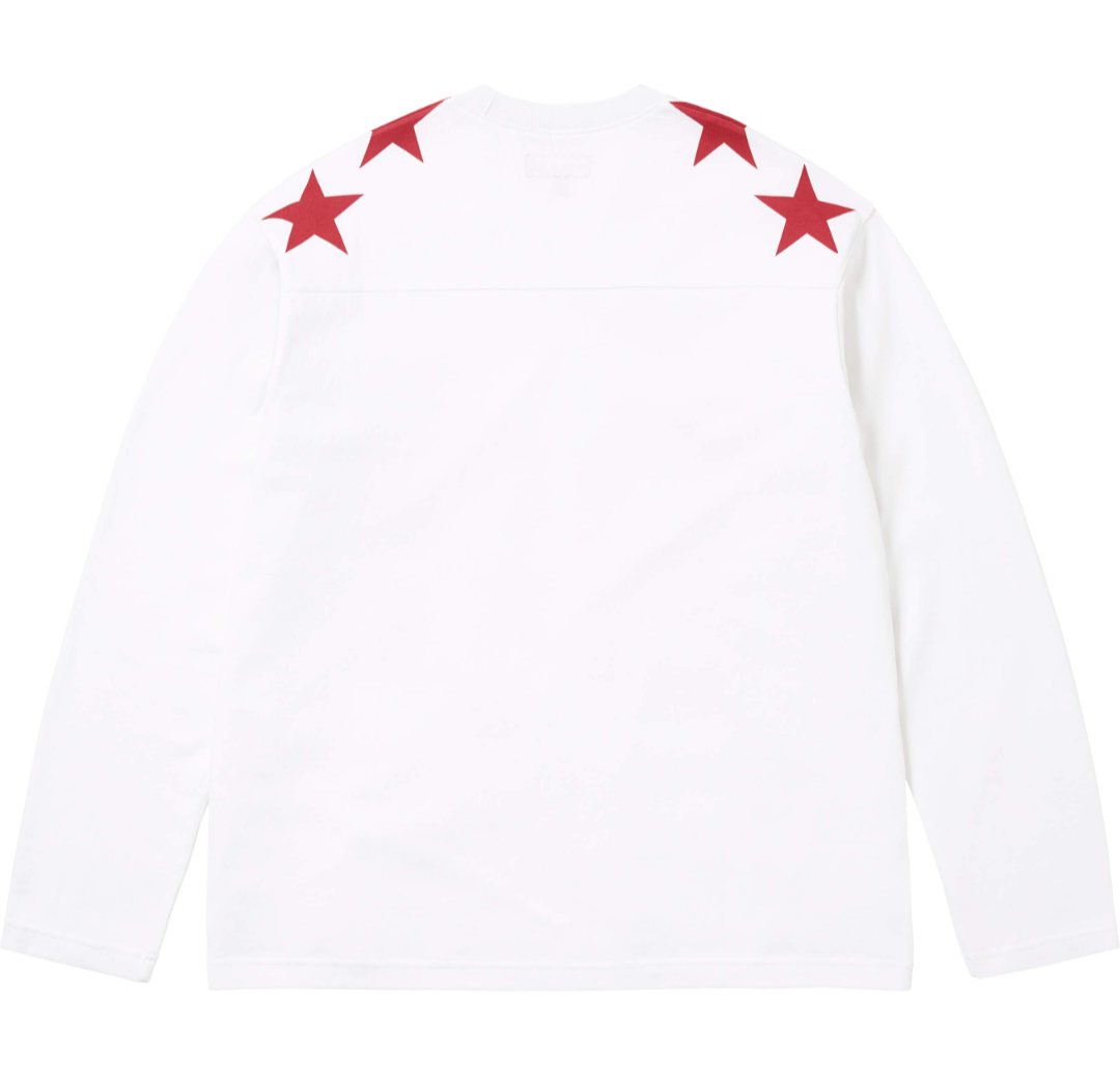 Supreme 88 Star Shoulder Long-Sleeve T-Shirt ¡ª back