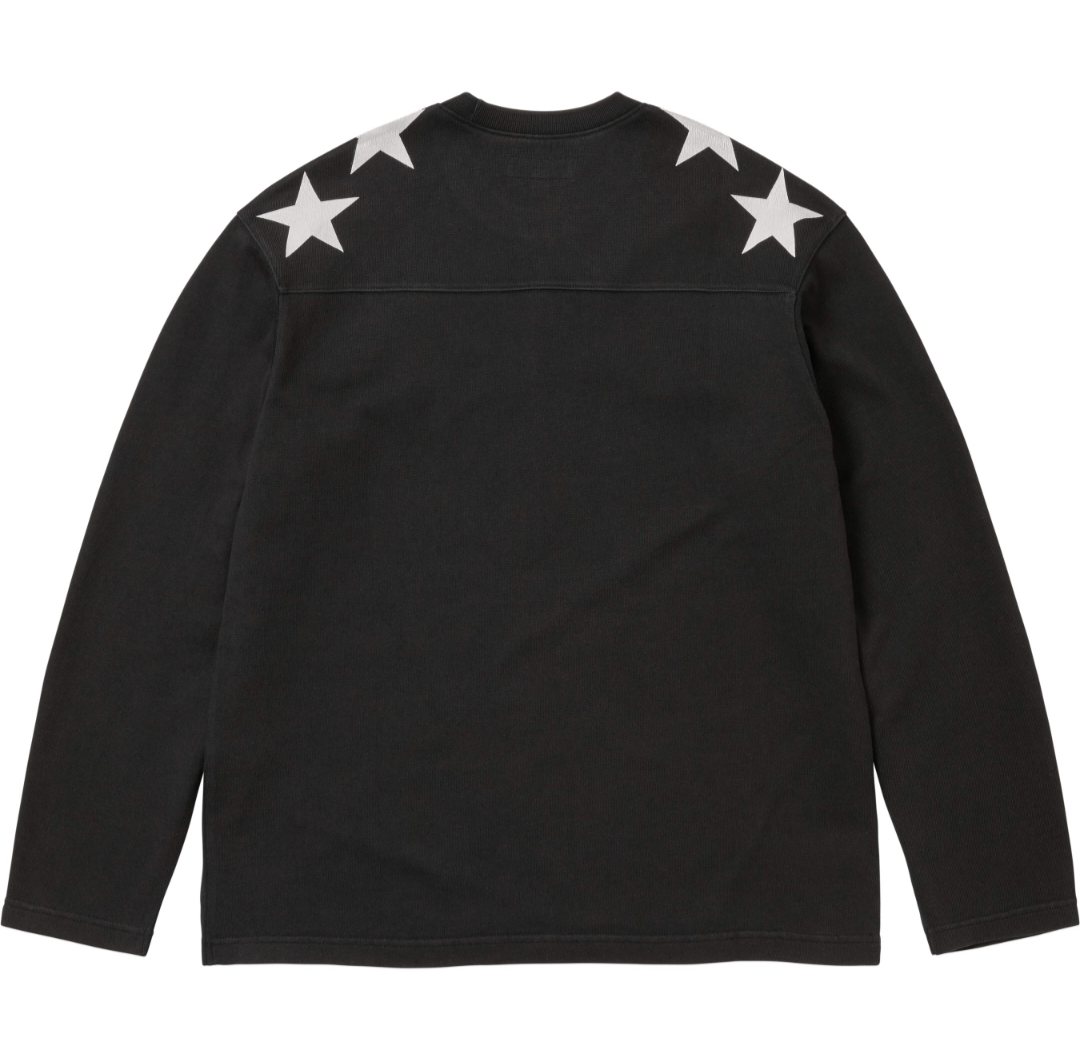 Supreme 88 Star Shoulder Long-Sleeve T-Shirt ¡ª back