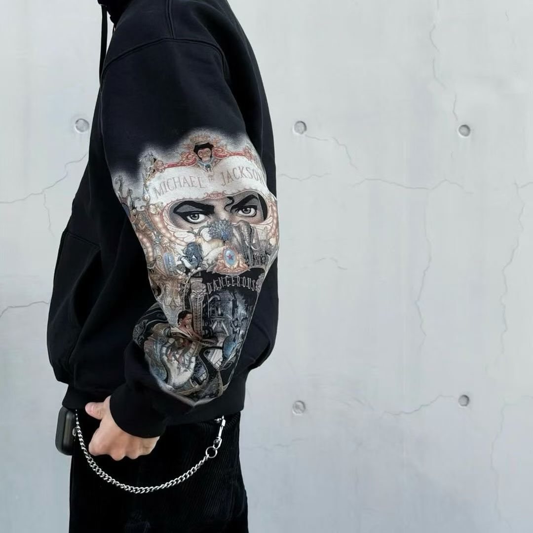 Supreme Graphic Sleeve Zip Hoodie ¡ª detail