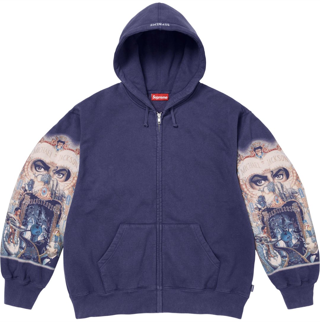 Supreme Graphic Sleeve Zip Hoodie ¡ª hero