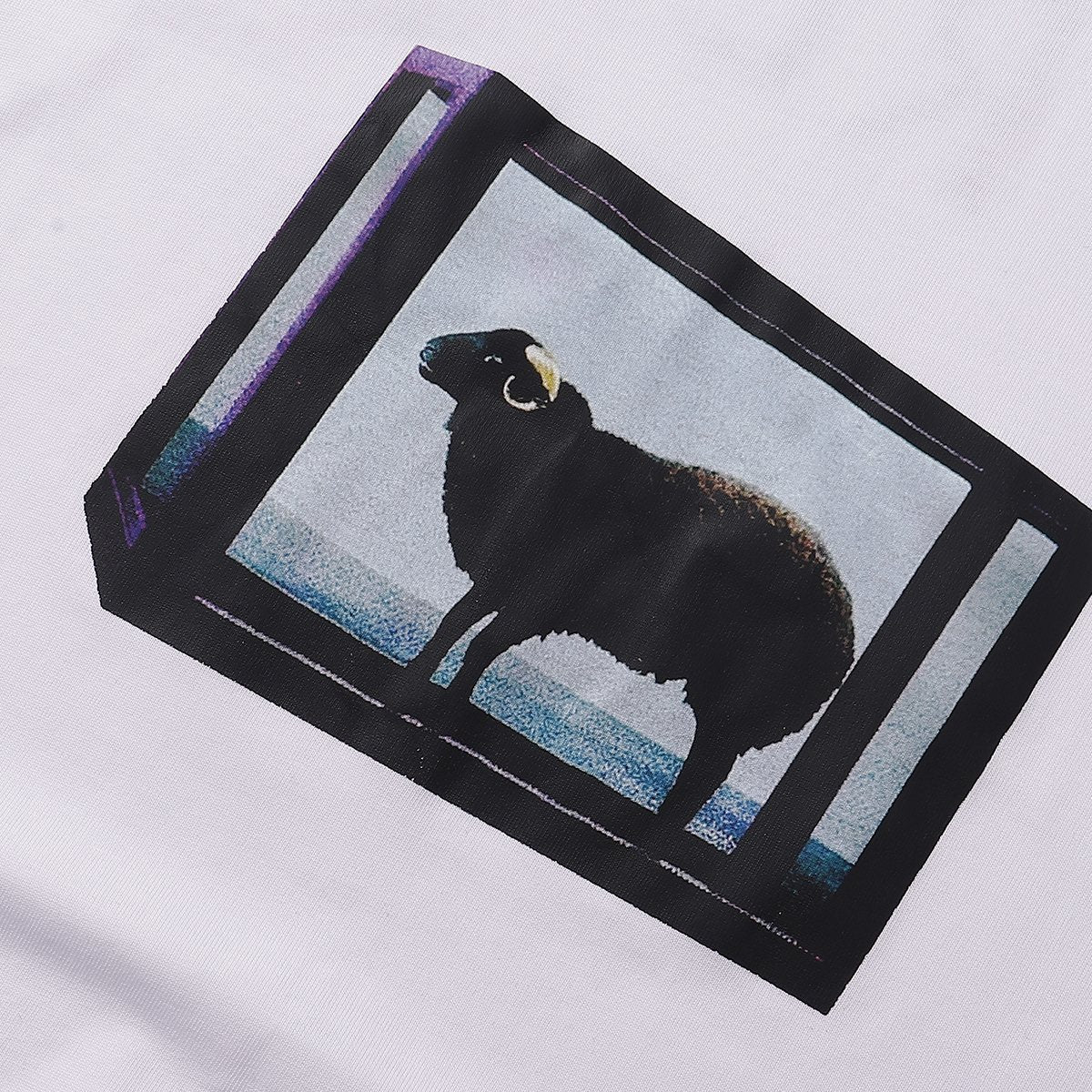 Supreme Sheep Graphic Short-Sleeve T-Shirt ¡ª detail