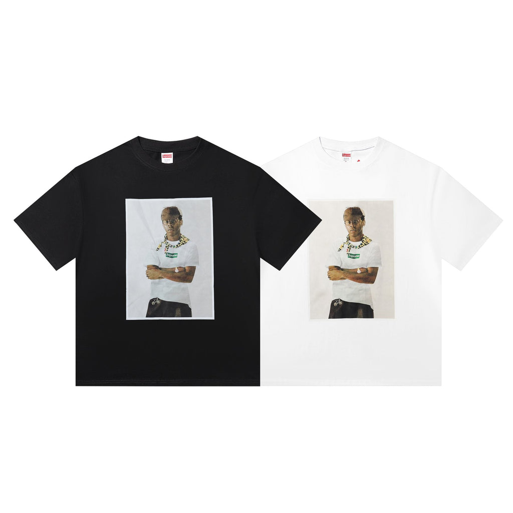 Supreme Tyler the Creator Portrait Graphic T-Shirt ¡ª comparison