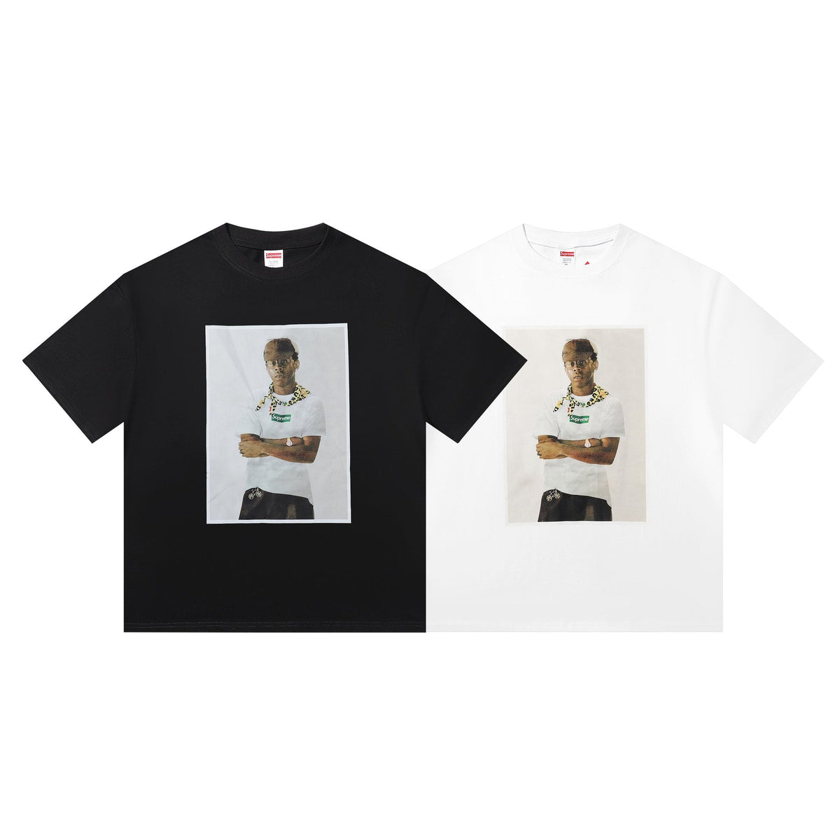 Supreme Tyler the Creator Portrait Graphic T-Shirt ¡ª comparison