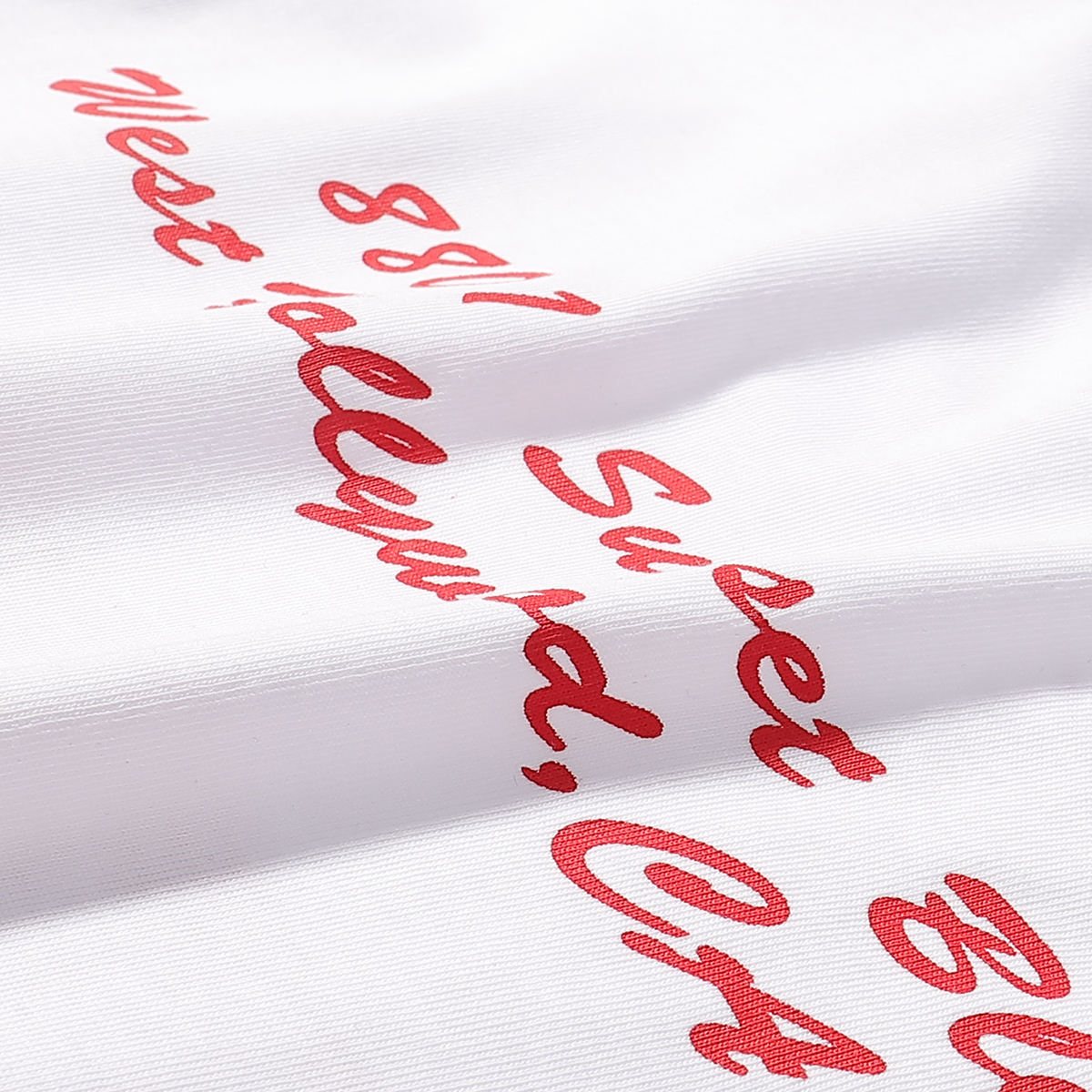 Supreme Address Back Graphic T-Shirt ¡ª fabric_closeup