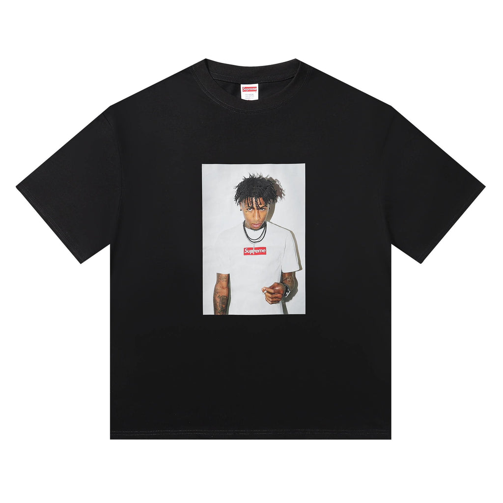 Supreme Rapper Portrait Graphic Short-Sleeve T-Shirt ¡ª hero