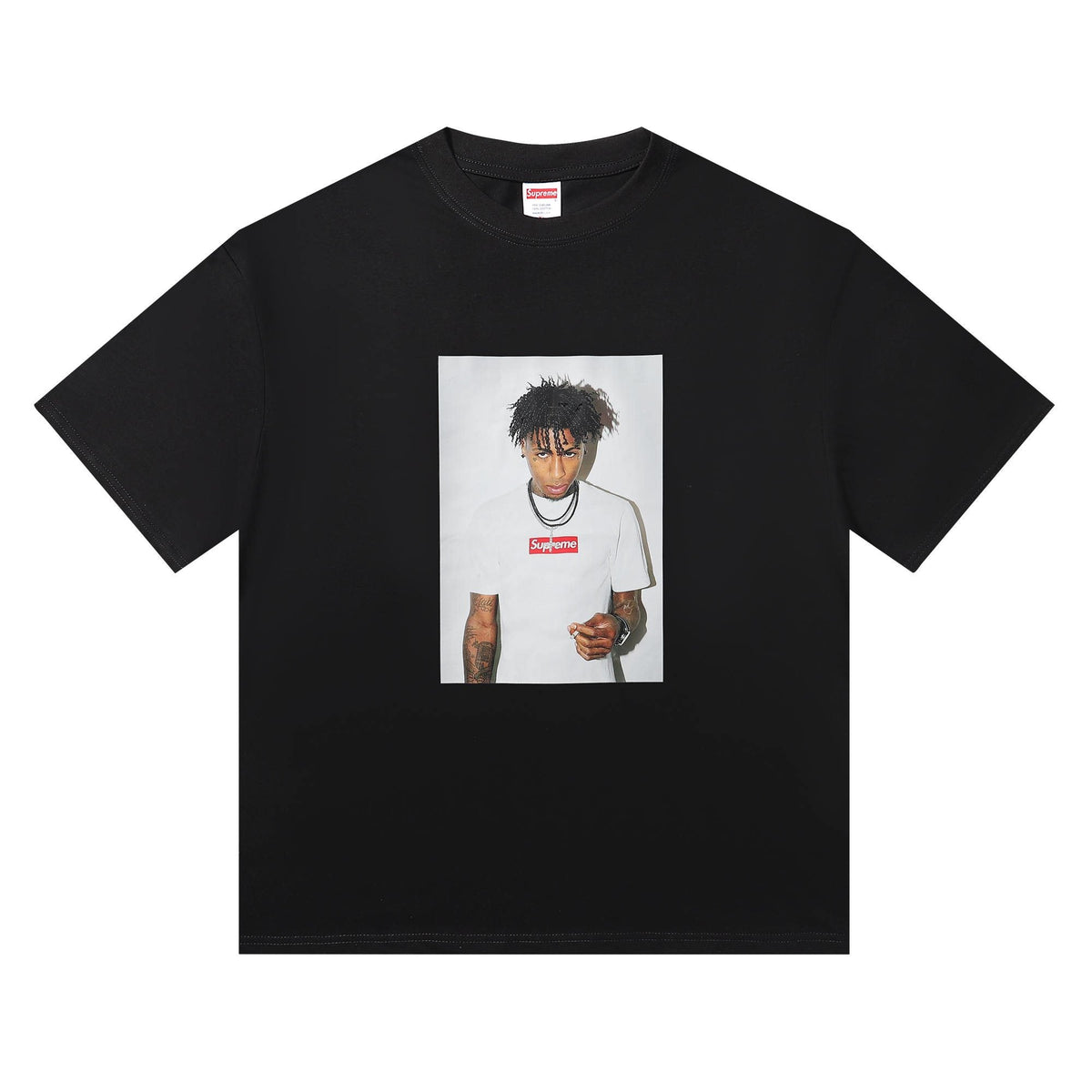Supreme Rapper Portrait Graphic Short-Sleeve T-Shirt ¡ª hero