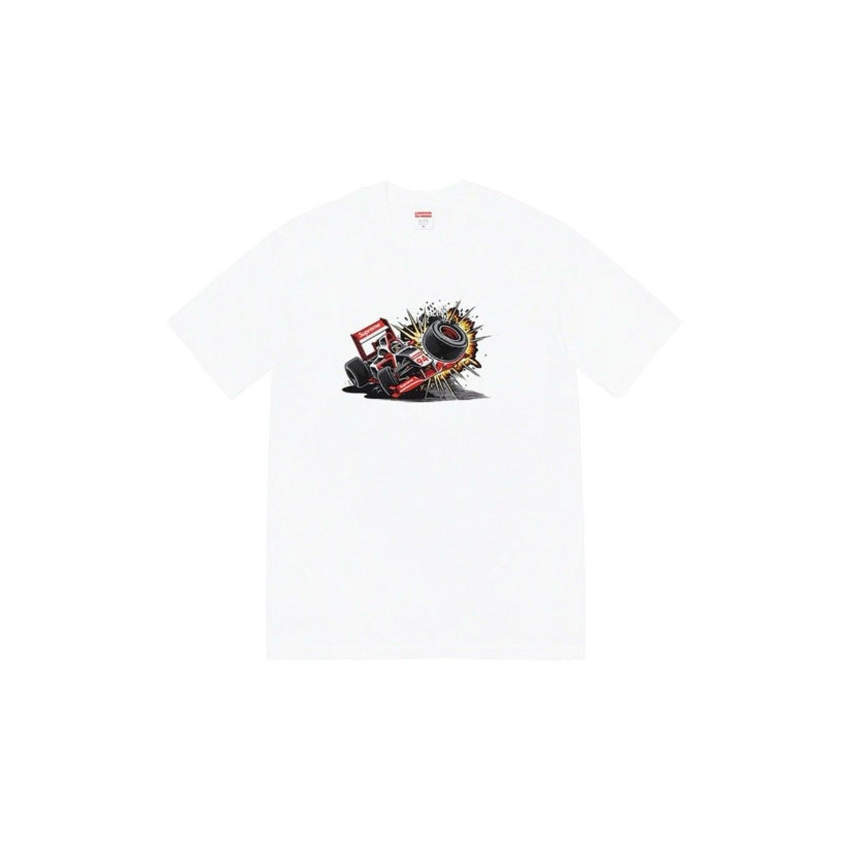 Supreme Crash Motorsport Graphic T-Shirt ¡ª front