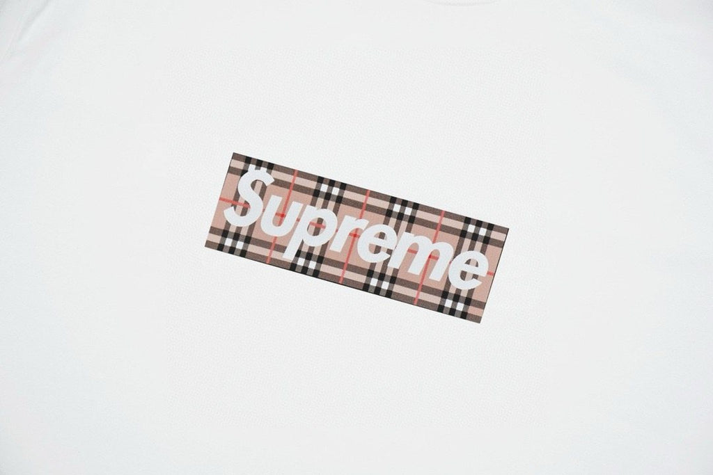 Supreme Plaid Box-Logo Graphic T-Shirt ¡ª detail