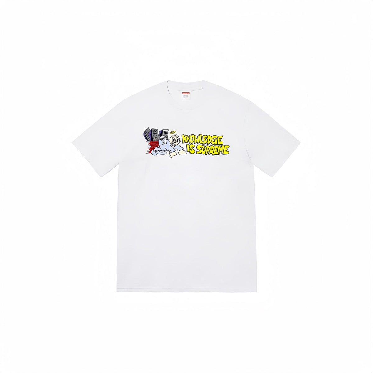 Supreme Knowledge Cartoon Graphic T-Shirt ¡ª front