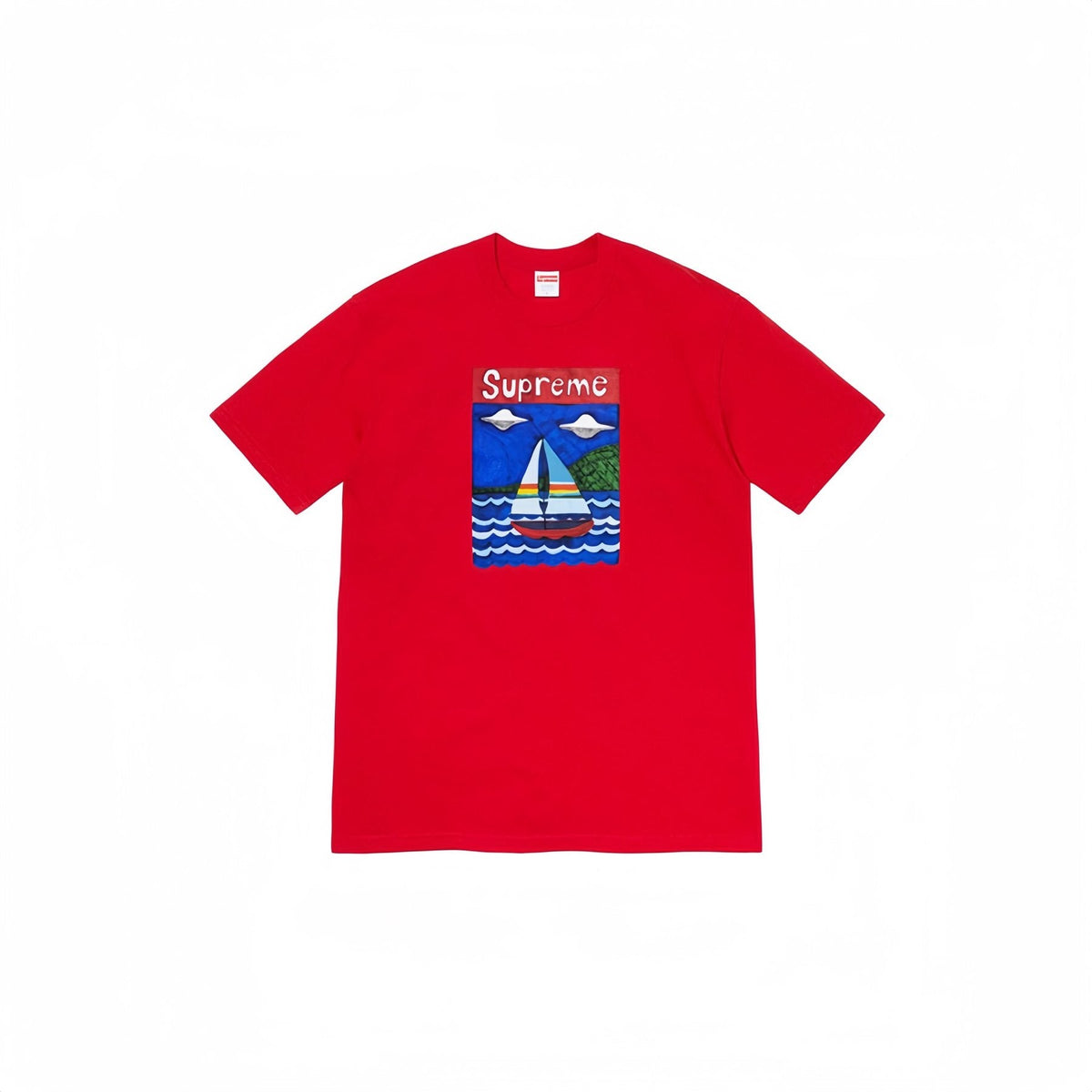 Supreme Sailboat Graphic T-Shirt ¡ª front