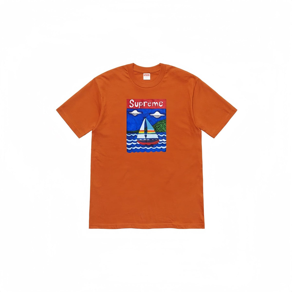 Supreme Sailboat Graphic T-Shirt ¡ª front