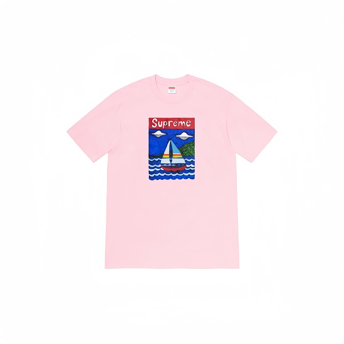 Supreme Sailboat Graphic T-Shirt ¡ª front