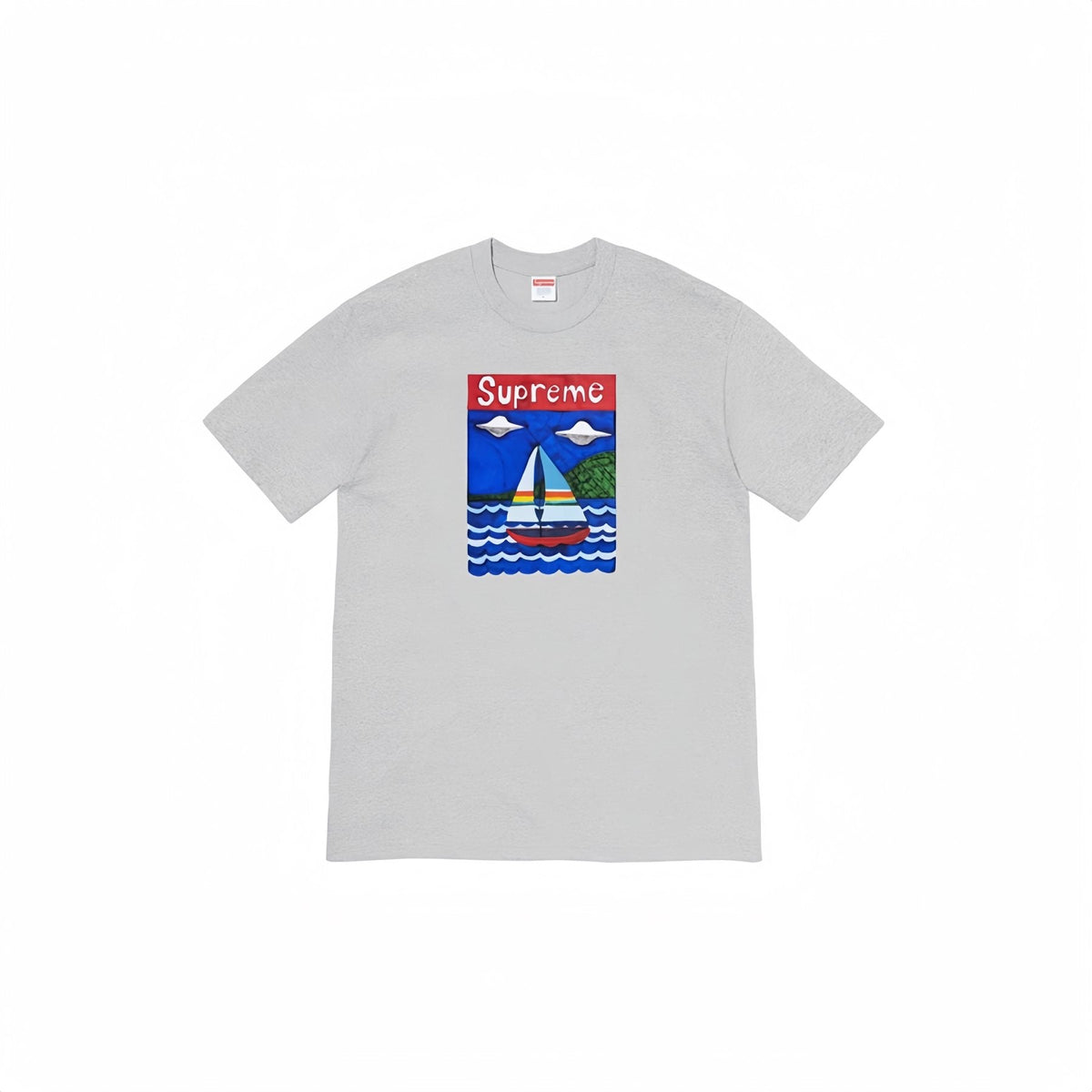 Supreme Sailboat Graphic T-Shirt ¡ª front