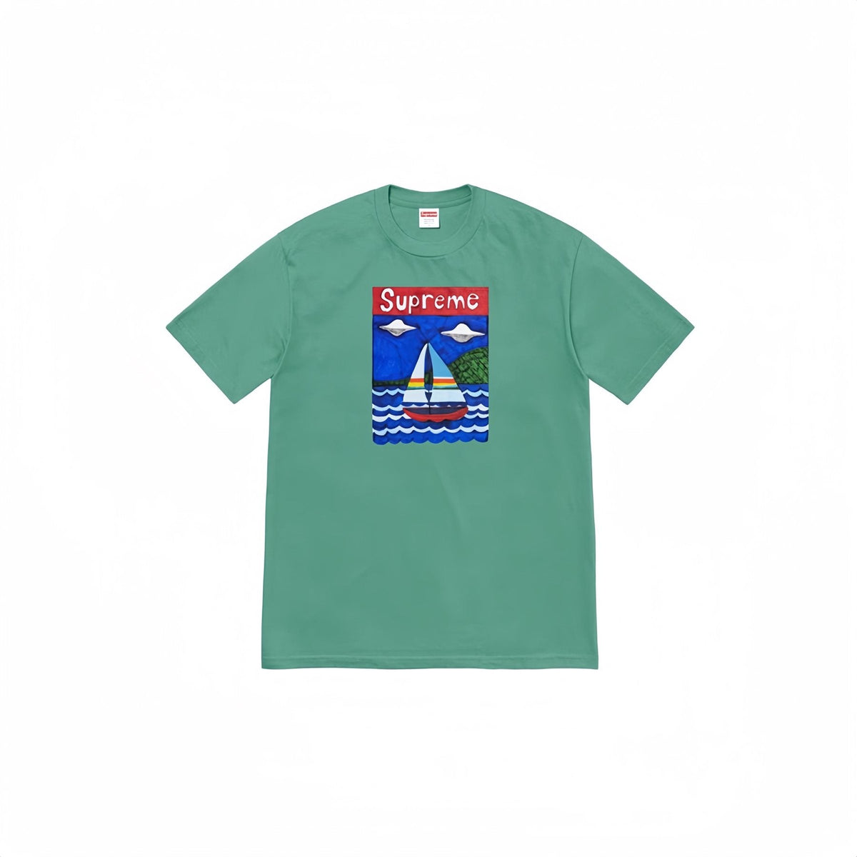 Supreme Sailboat Graphic T-Shirt ¡ª front