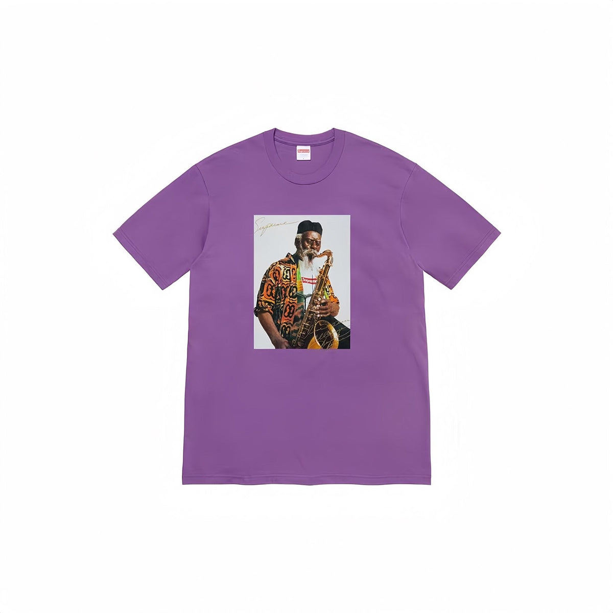 Supreme Pharoah Sanders Saxophone Graphic T-Shirt ¡ª front