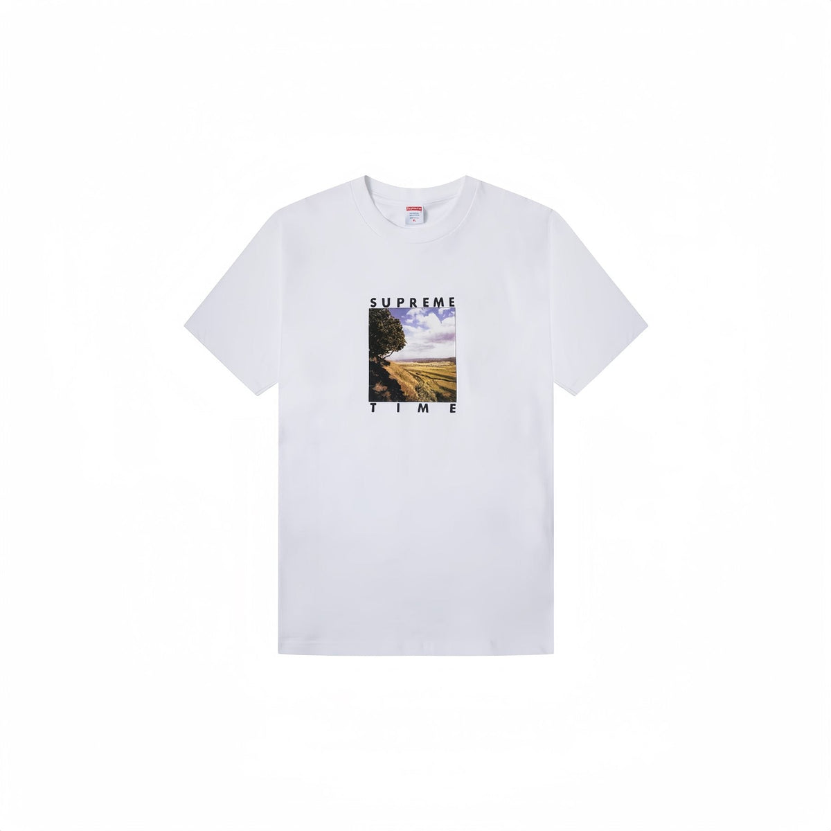 Supreme Time Landscape Graphic T-Shirt ¡ª front
