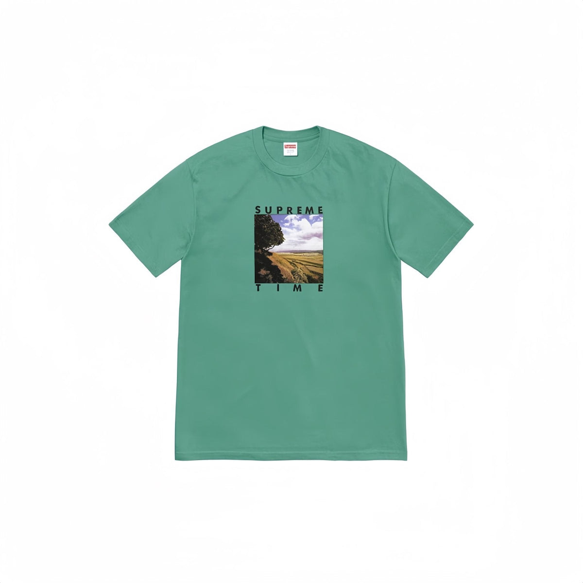 Supreme Time Landscape Graphic T-Shirt ¡ª front