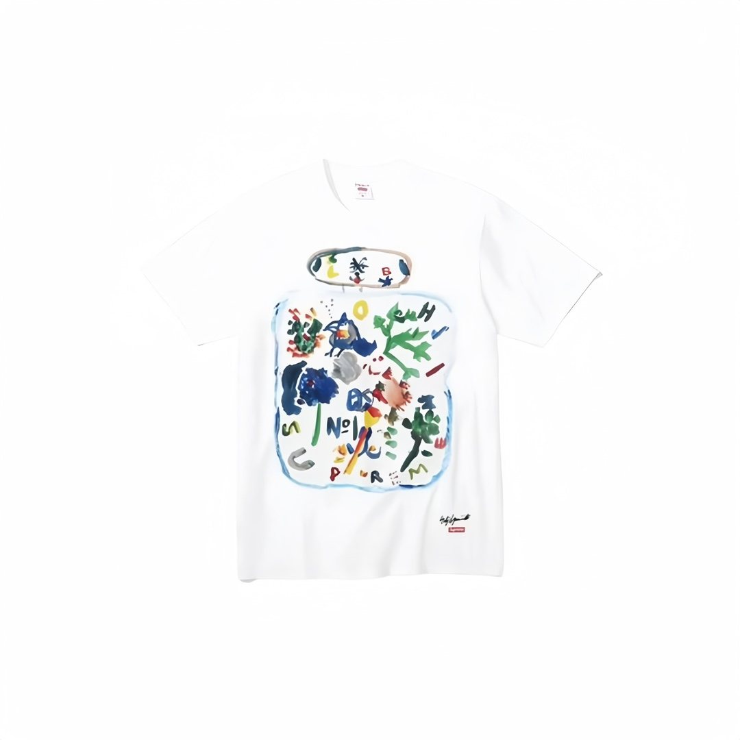 Supreme Paint Graphic Short-Sleeve T-Shirt ¡ª front