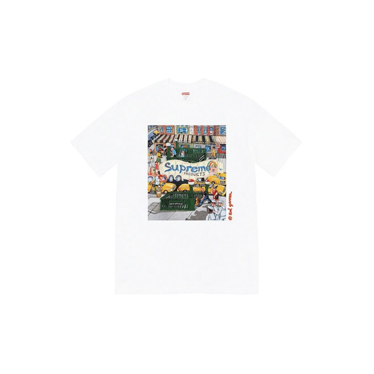 Supreme Manhattan City Graphic T-Shirt ¡ª front
