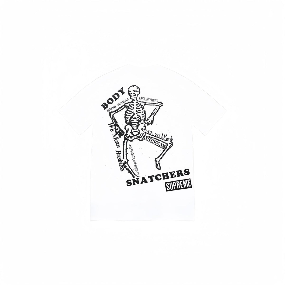 Supreme Body Snatchers Skeleton Graphic T-Shirt ¡ª back
