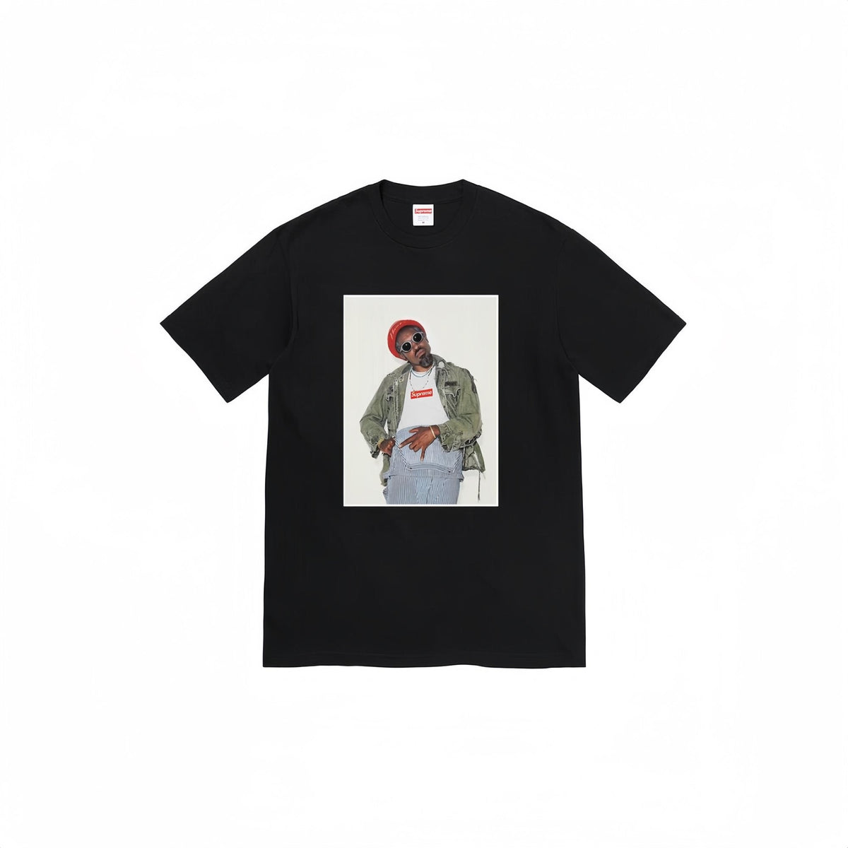 Supreme Andr¨¦ 3000 Portrait Graphic T-Shirt ¡ª hero