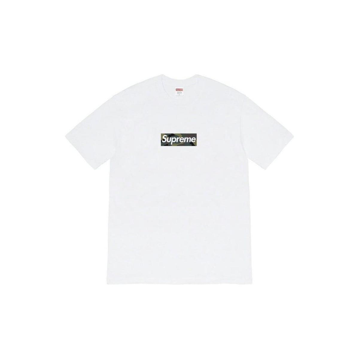 Supreme Camo Box Logo Short-Sleeve T-Shirt ¡ª front