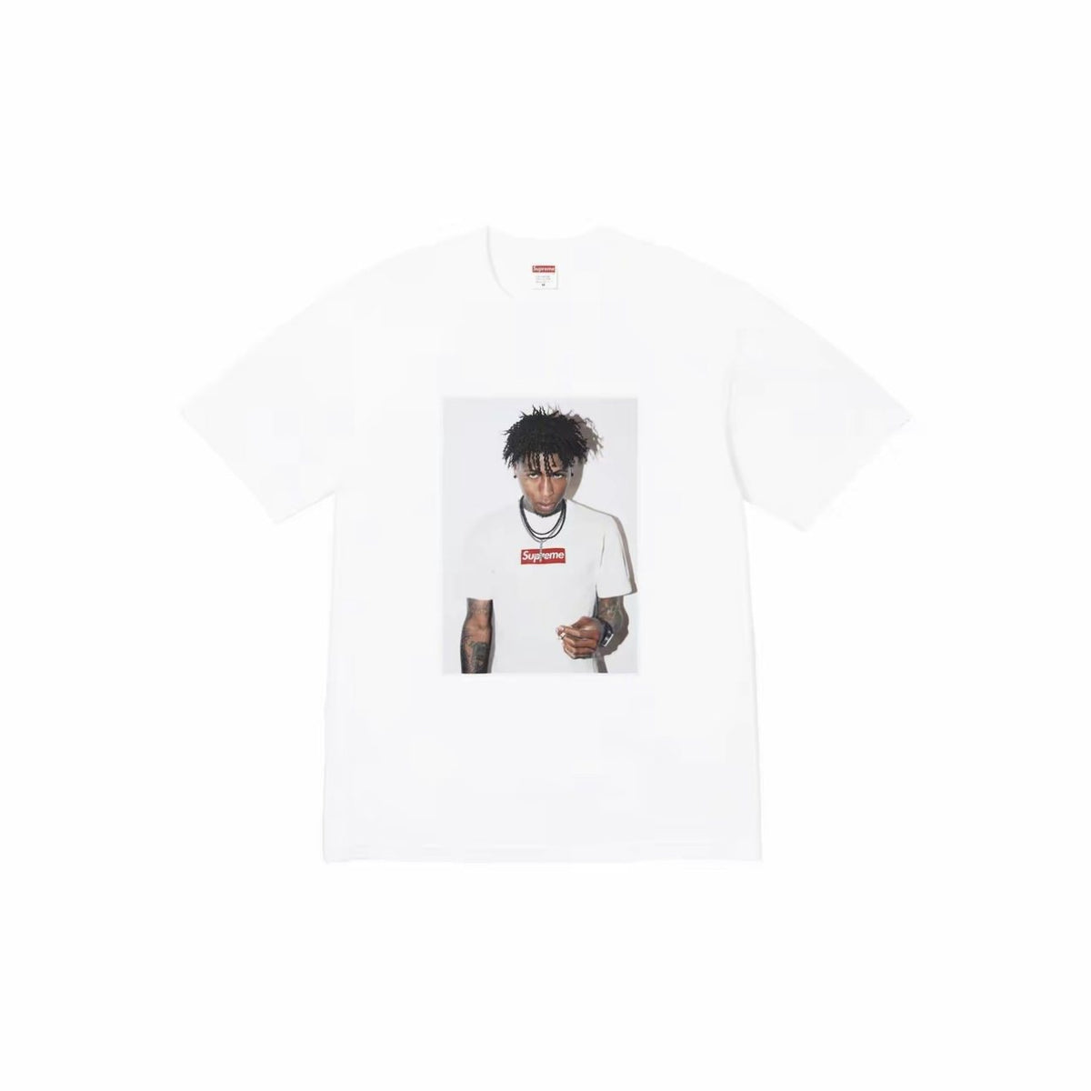 Supreme NBA YoungBoy Portrait Graphic T-Shirt ¡ª front